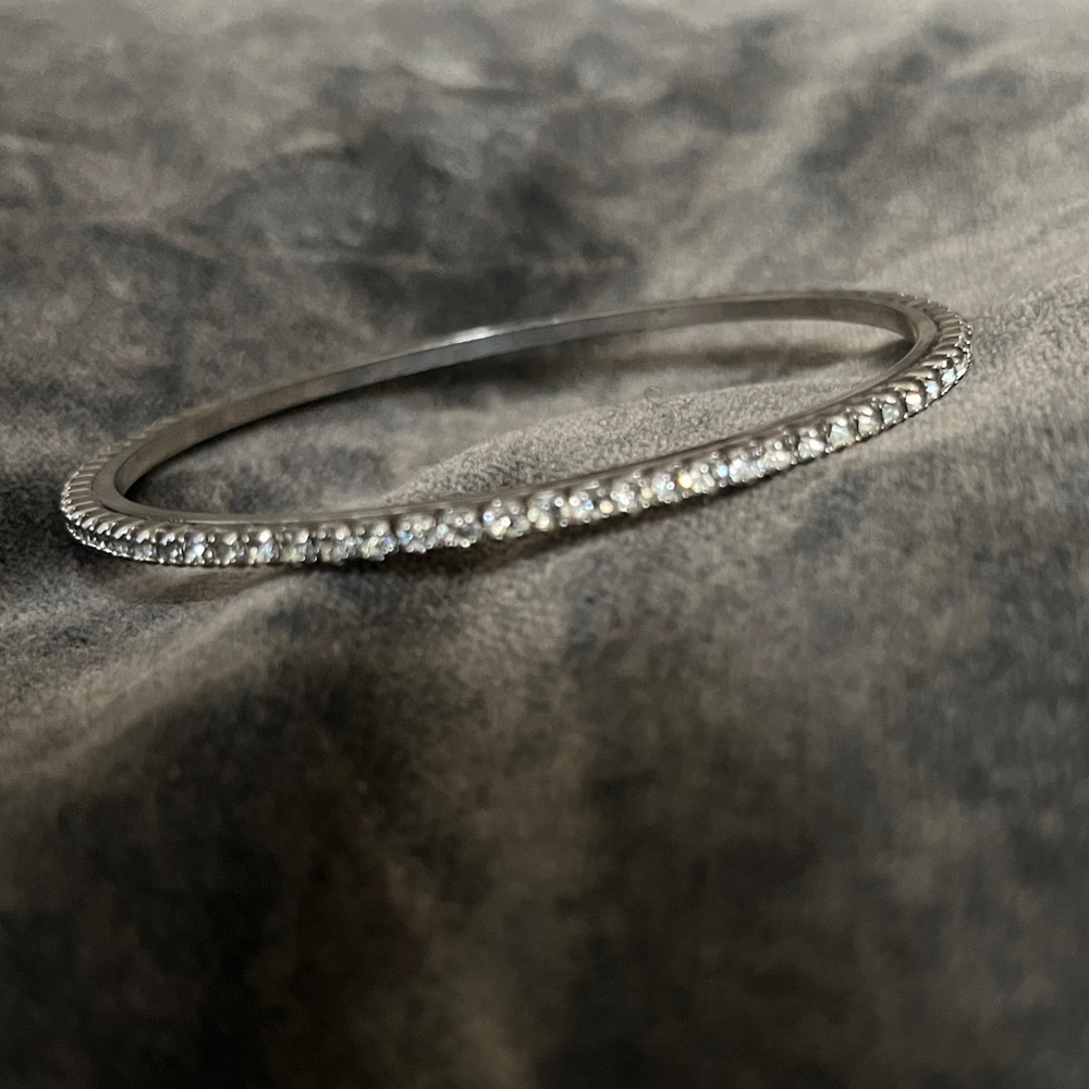 Vintage Rhinestone Bangle - Picture 3 of 12